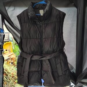 H&M Black Quilted Vest